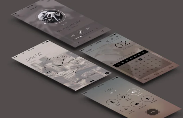 iOS7 REDESIGN — Structural Digital Product